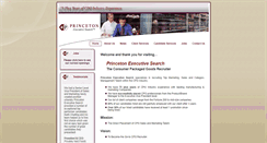 Desktop Screenshot of princetonexecsearch.com